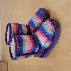 Adorable toddler girl Uggs